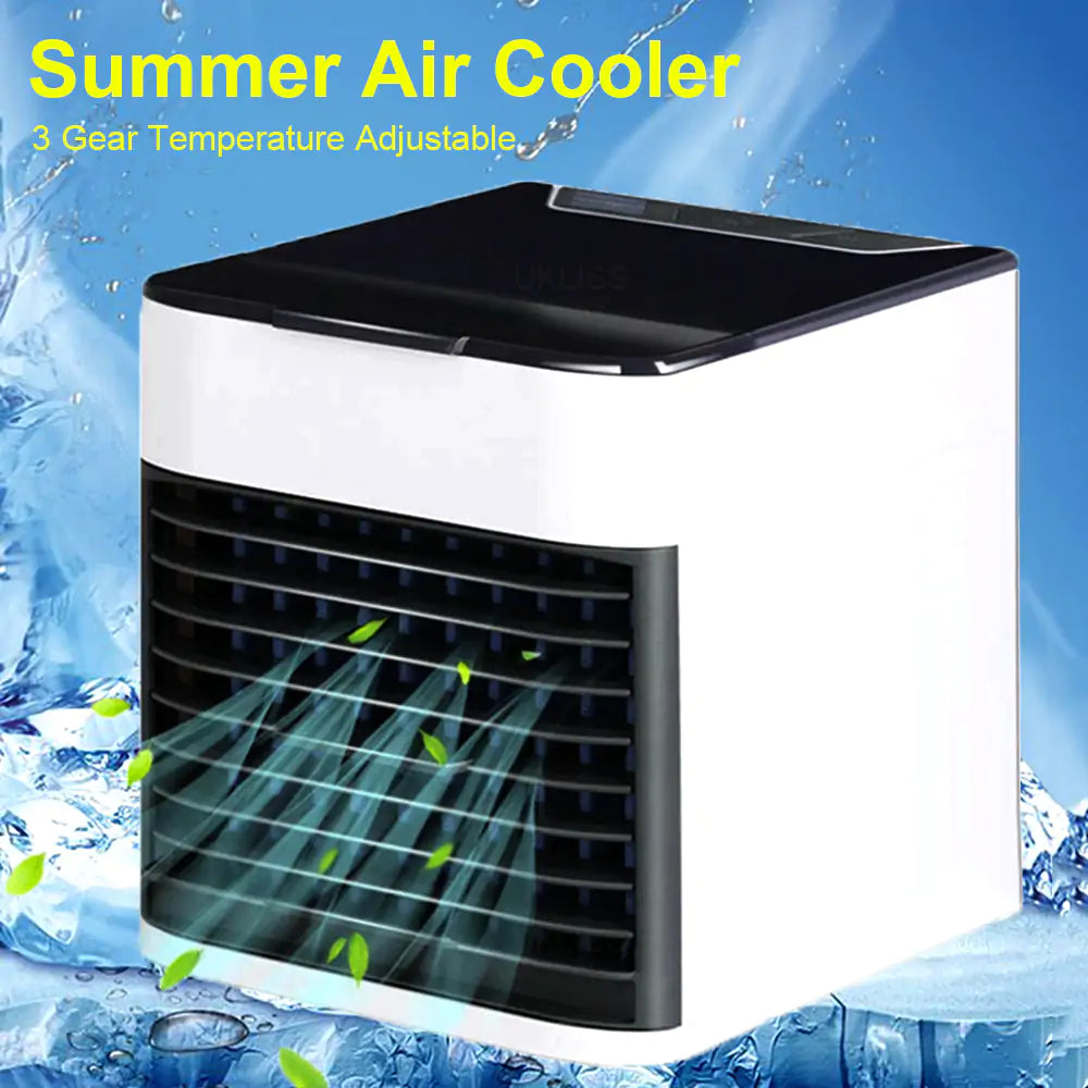 Draagbare Mini Airconditioner- Koel, Bevochtig En Zuiver De Lucht Thuis Of Op Kantoor