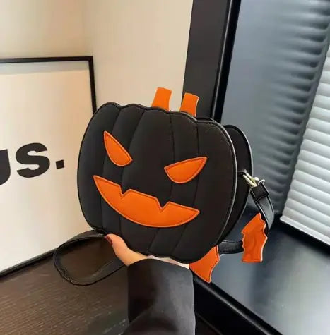 Halloween Pompoen Crossbody Tas - Maak Jouw Halloween Outfit Compleet!