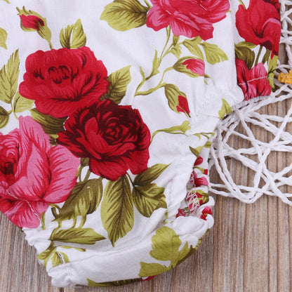 Schattige Jumpsuit Set Voor Babymeisjes Met Hoofdband