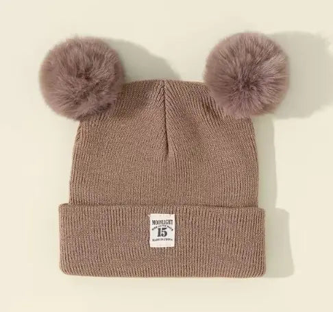 Winter Baby Mutsje - Met Schattige Pompon Oren