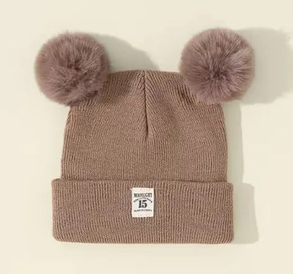 Winter Baby Mutsje - Met Schattige Pompon Oren