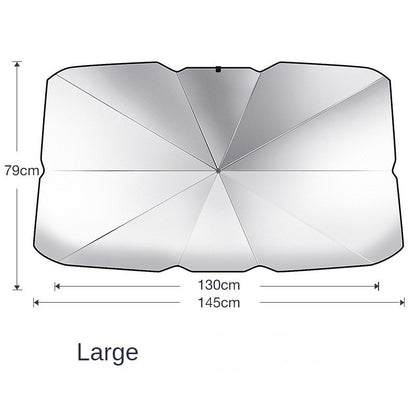 Paraplu Zonnescherm Auto- Bescherm Jezelf Tegen Brandende Stoelen/Stuurwielen