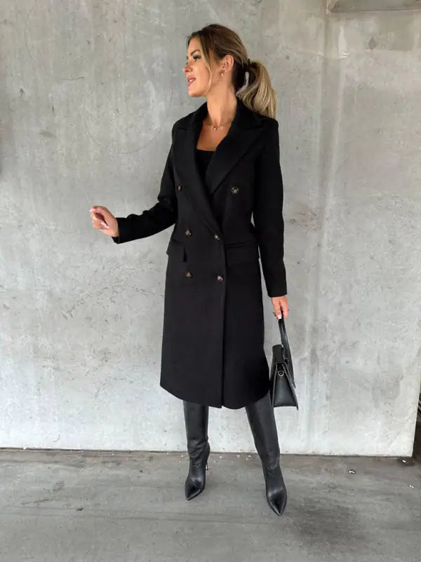 Nora -  Elegante herfst-mode lange blazer jas voor dames