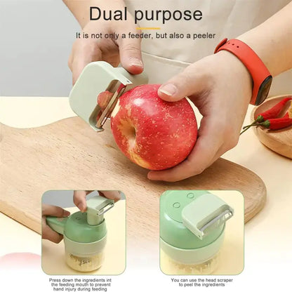 SliceGenie - 4 in 1 Elektrische Keukenmachine