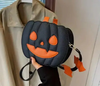 Halloween Pompoen Crossbody Tas - Maak Jouw Halloween Outfit Compleet!