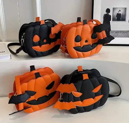Halloween Pompoen Crossbody Tas - Maak Jouw Halloween Outfit Compleet!