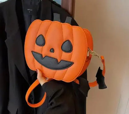 Halloween Pompoen Crossbody Tas - Maak Jouw Halloween Outfit Compleet!