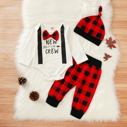 Schattige 3-Delige Set Voor Pasgeboren Baby's