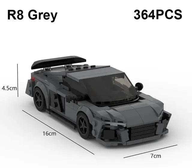 Sports Car Bouwblokken Set – Waar dromen werkelijkheid worden!